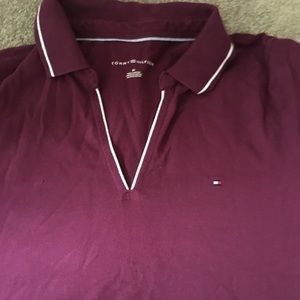 Tommy Hilfiger Maroon Polo